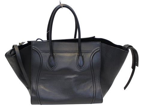 black celine luggage tote|celine large phantom luggage tote.